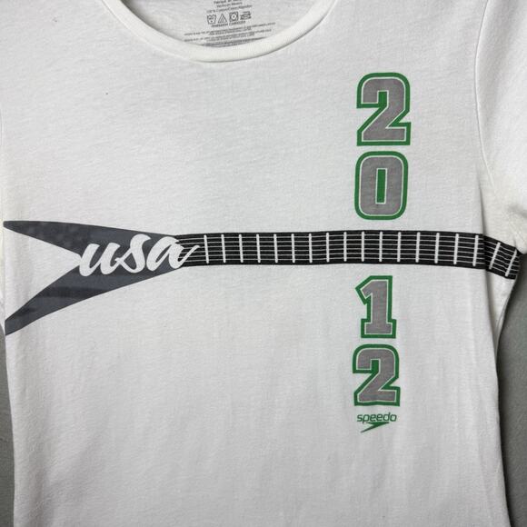 Ryan Lochte Vintage New Team Speedo Collection 2012 USA #1 Womens M - Picture 3 of 8